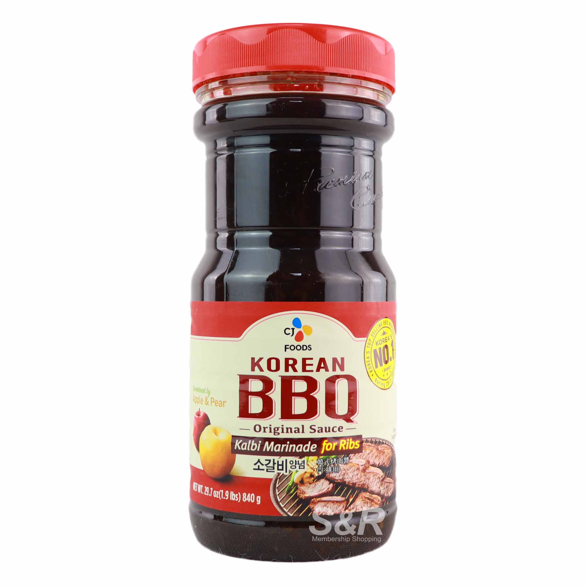 CJ Foods Kalbi Marinade For Ribs Korean BBQ Sauce 840g